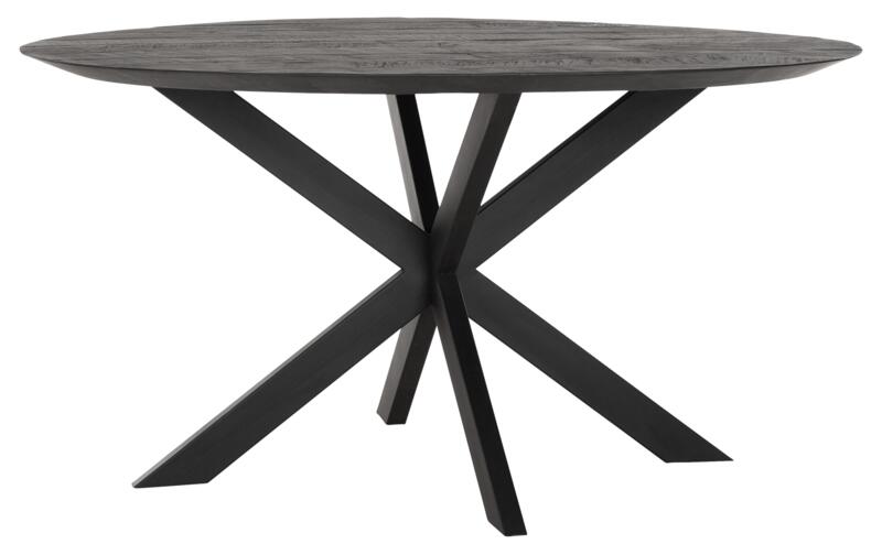 DTP-Home-Esszimmertisch-Timeless-Black-Shape-Round-Teakholz-3