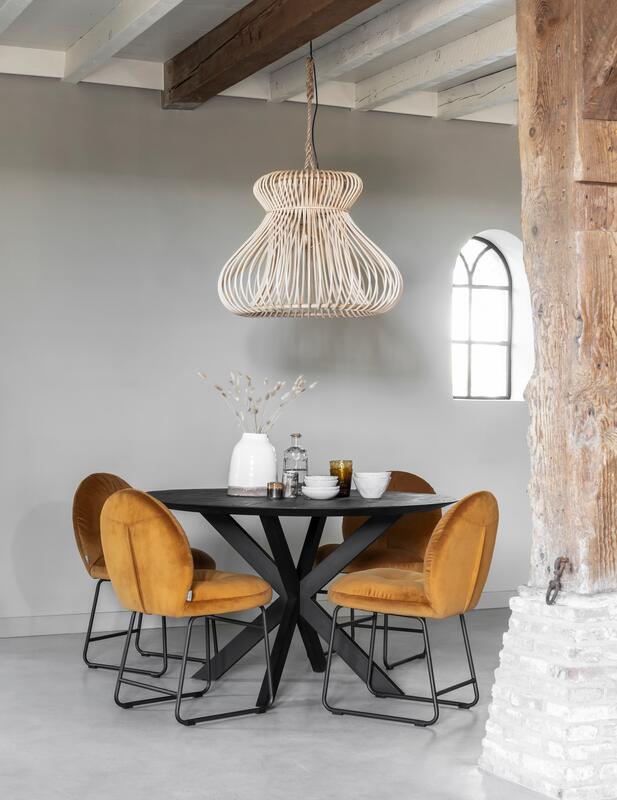 DTP-Home-Esszimmertisch-Timeless-Black-Shape-Round-Teakholz-4