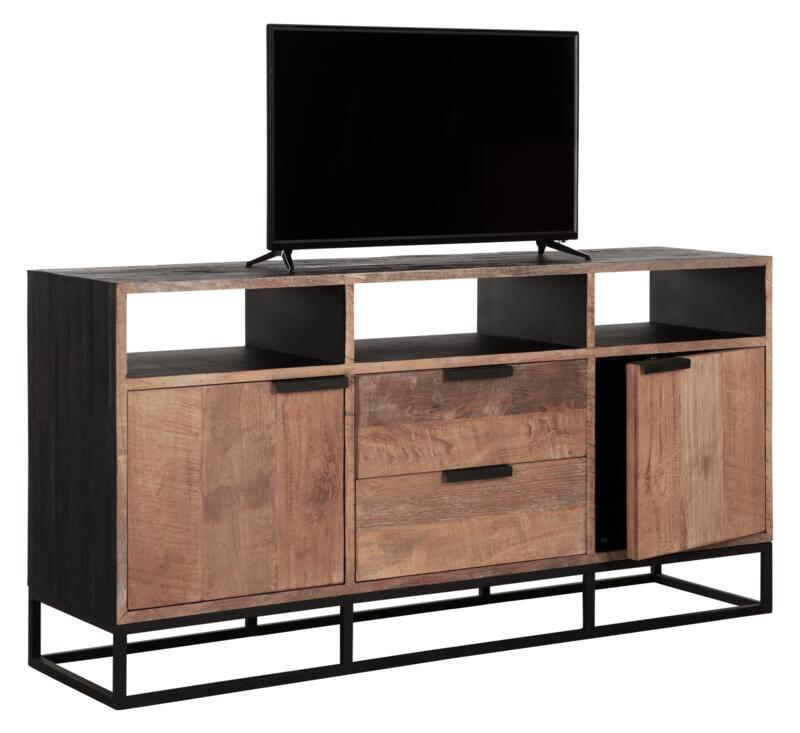DTP-Home-Tv-Schrank-Cosmo-No3-High-2-Tueren-2-Schubladen-3-offene-Faecher-3