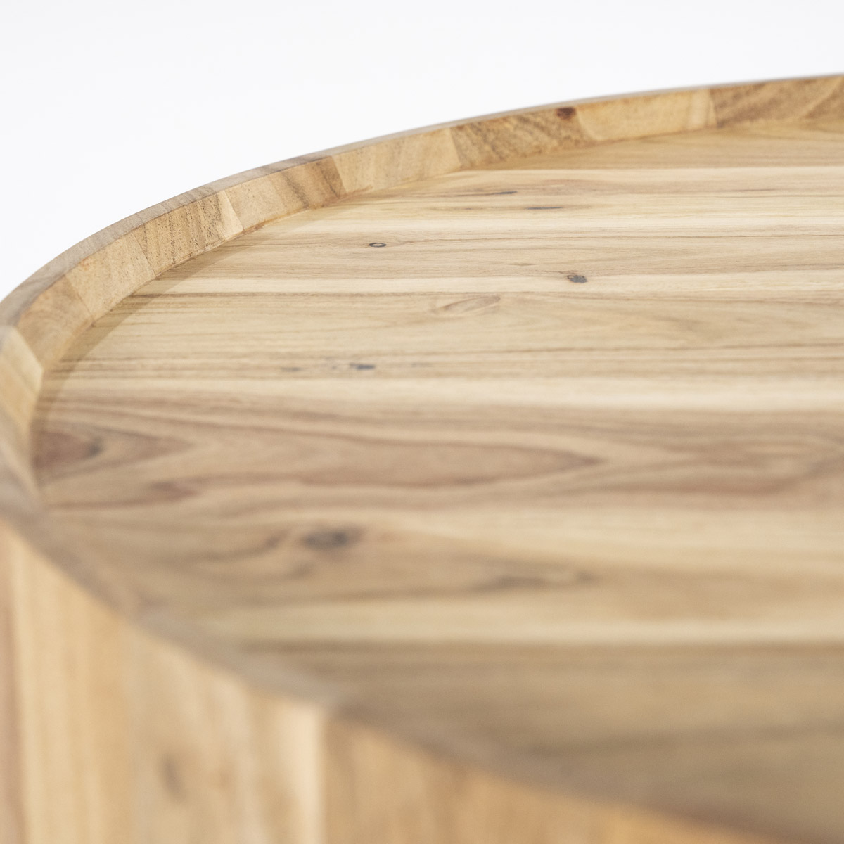 Beistelltisch Zayn Small Round Helles Holz