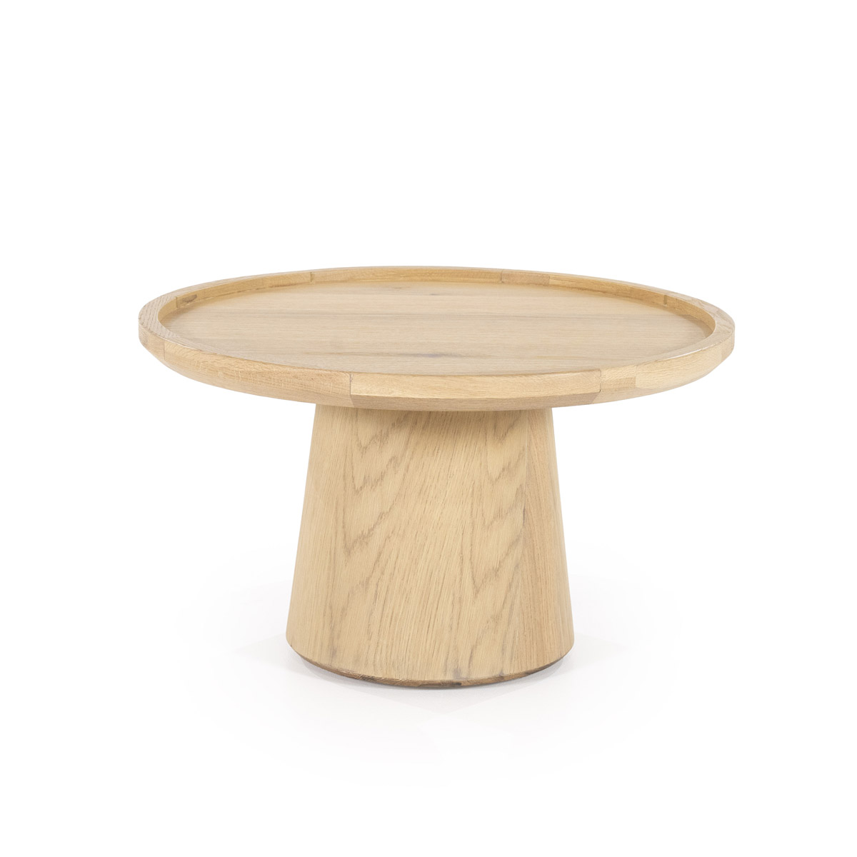 Couchtisch Leia Round Helles Holz
