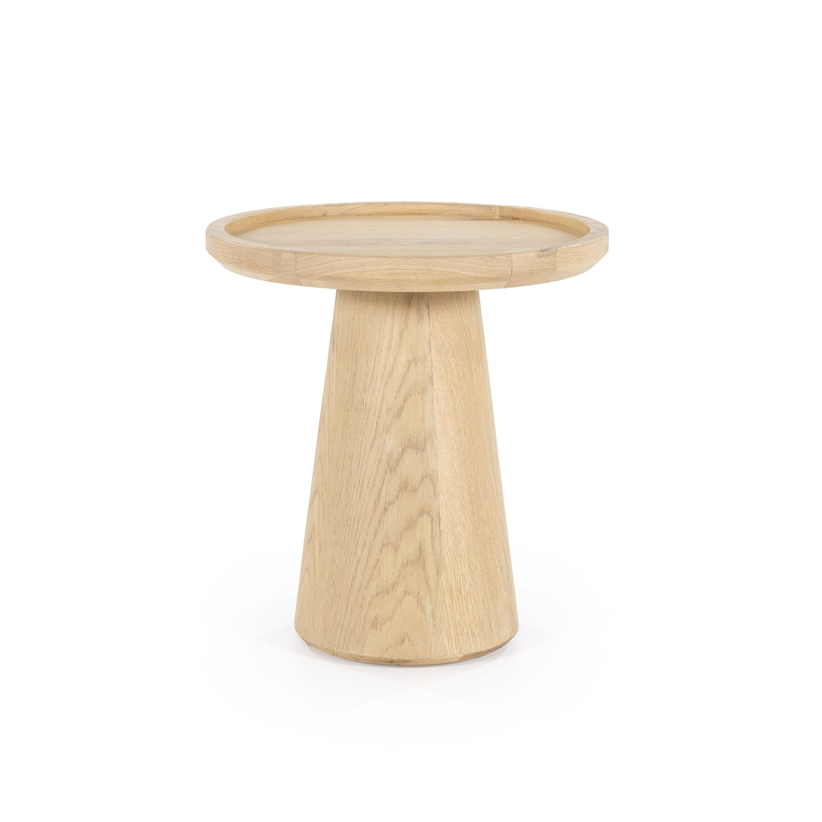 Couchtisch Leia Rund Helles Holz