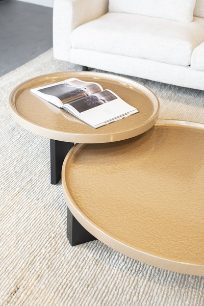 Couchtisch Mayson Round Beige