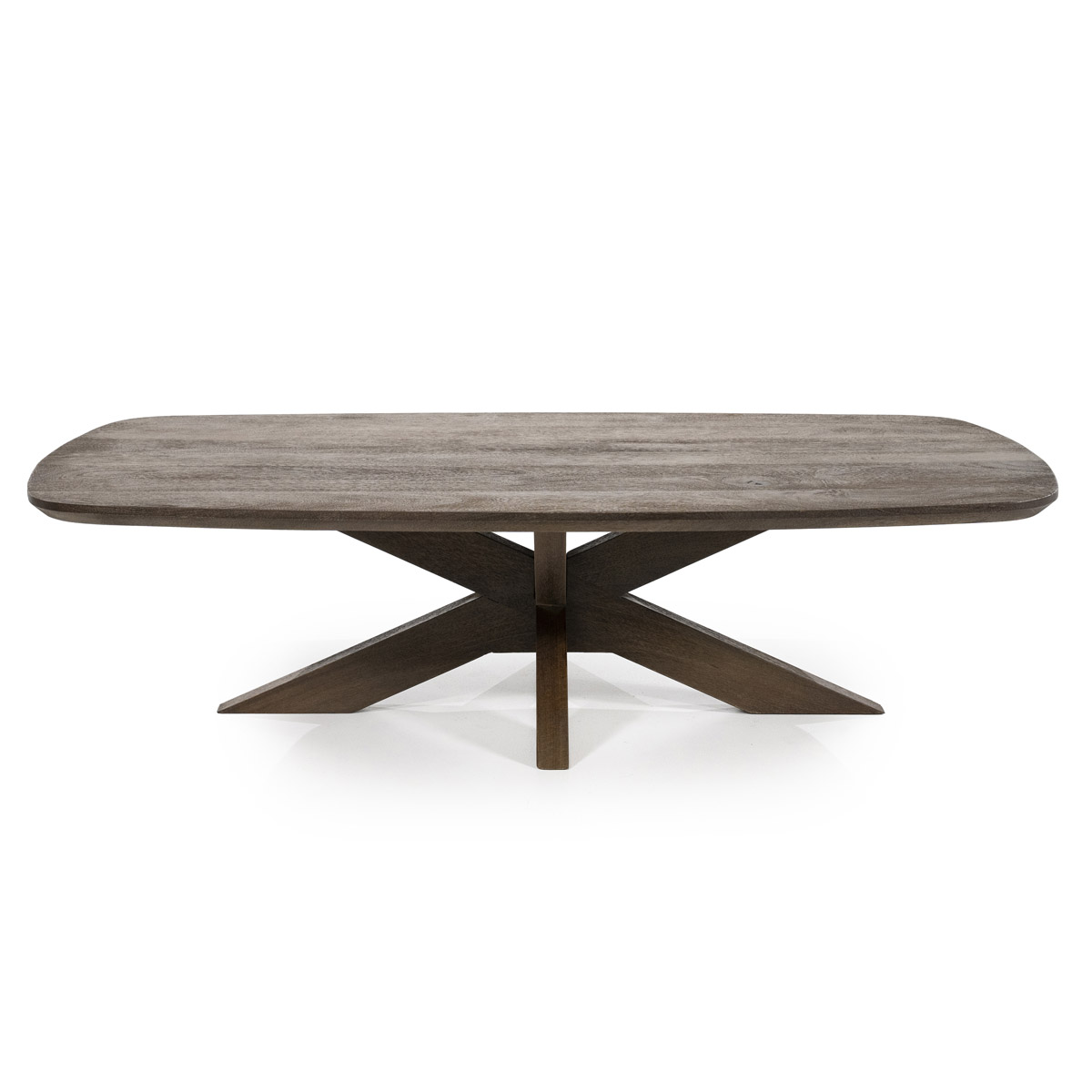 Couchtisch Nikki Dänisch Oval Braun