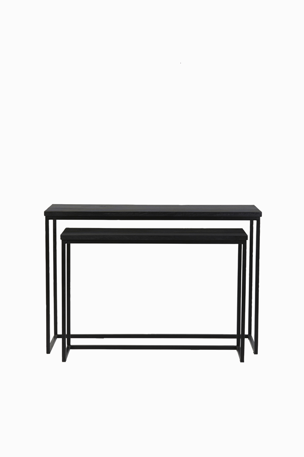 Light-Living-Beistelltisch-2er-Set-BRYSON-mattschwarz-2