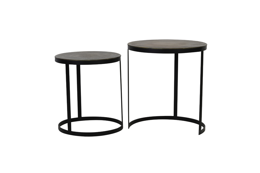 Light-Living-Beistelltisch-2er-Set-TRELO-antik-Bronze-schwarz-3