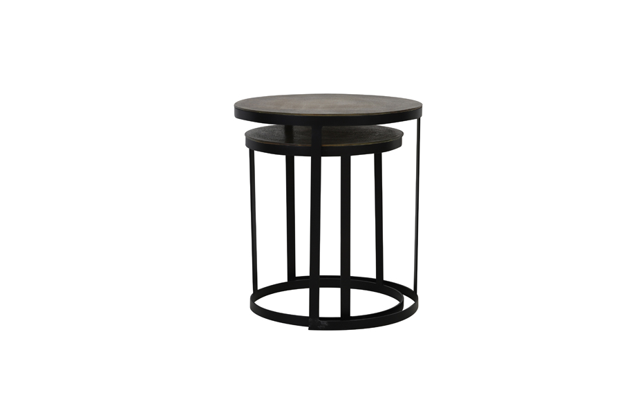 Light-Living-Beistelltisch-2er-Set-TRELO-antik-Bronze-schwarz-4
