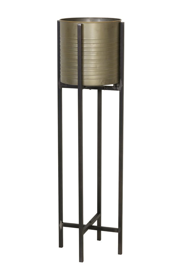 Blumentopf deko CASKI Zinn Bronze