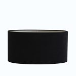 Light-Living-Lampenschirm-oval-VELOURS-schwarz-taupe