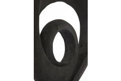 Ornament RANDA Holz mattschwarz