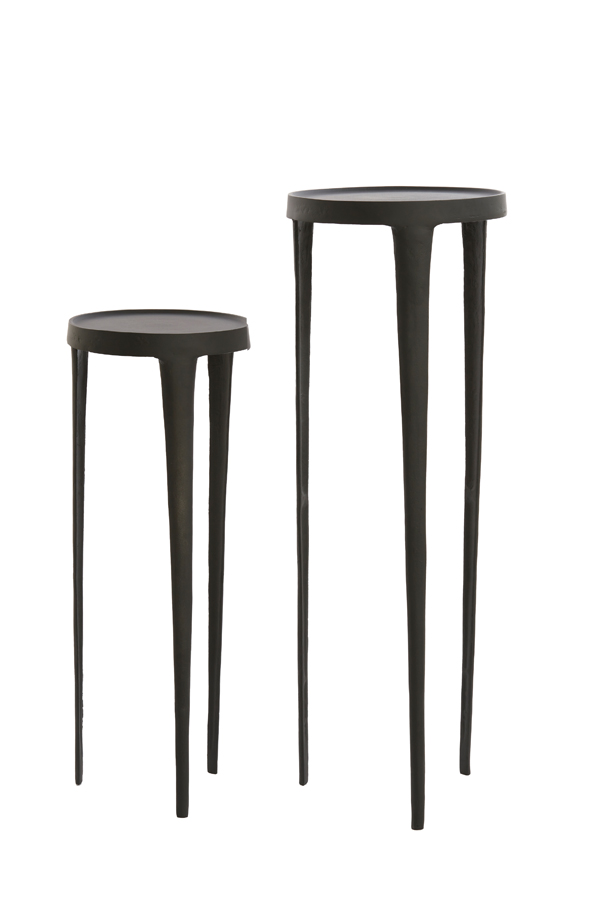 Säule 2er Set TOBIAS schwarz