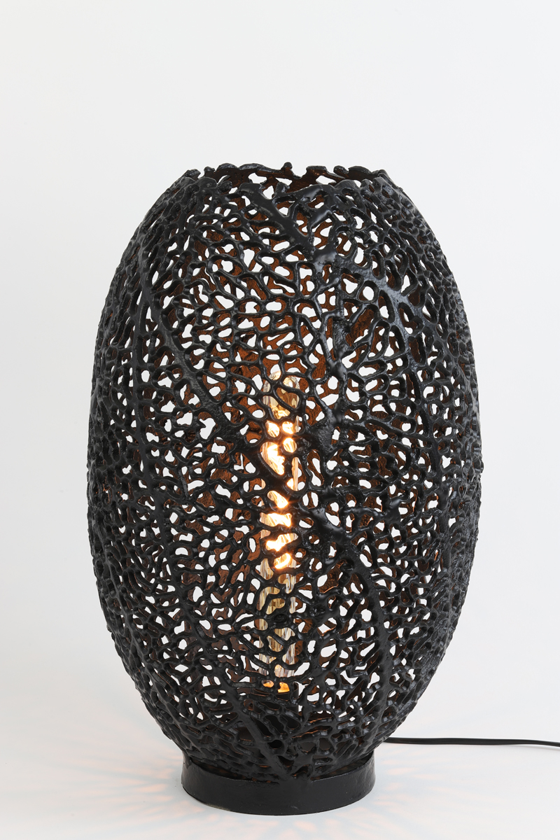 Tischlampe SINULA mattschwarz