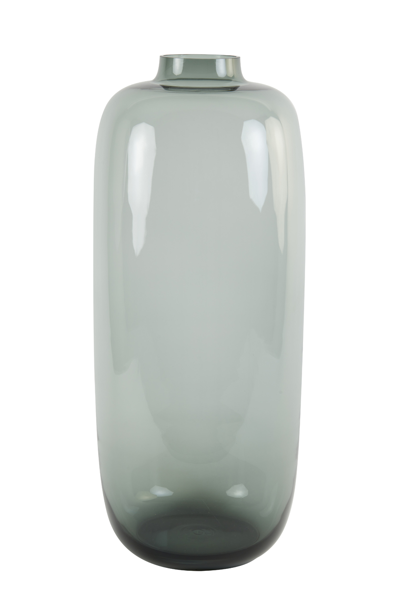 Vase KEIRA Glas grau