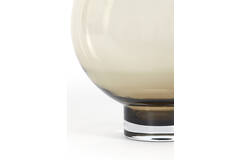 Vase KEISHA Glas braun