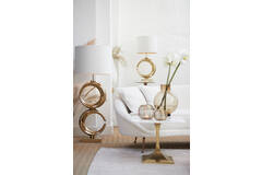 Vase KEISHA Glas braun