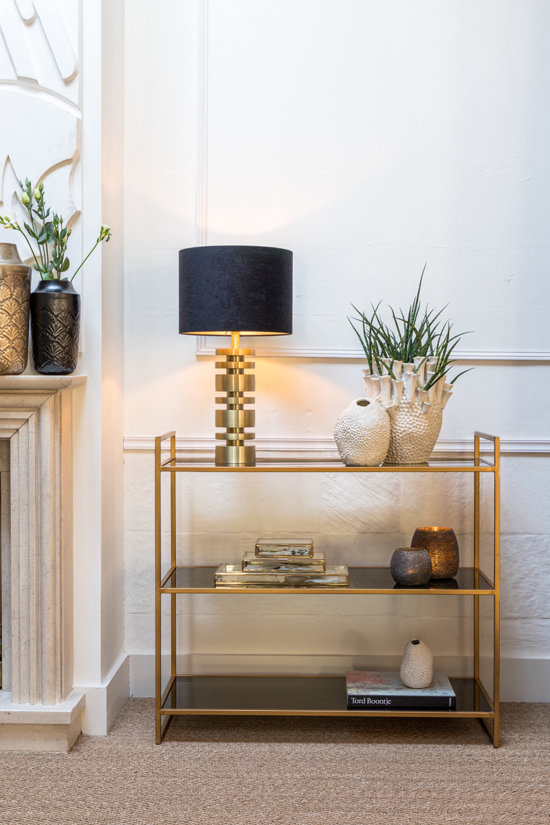 Wandschrank MARIKI rauch – Gold