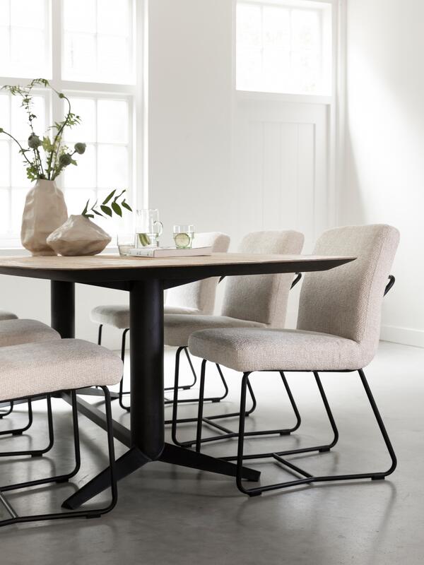 Esszimmerstuhl Zola Glossy Natur