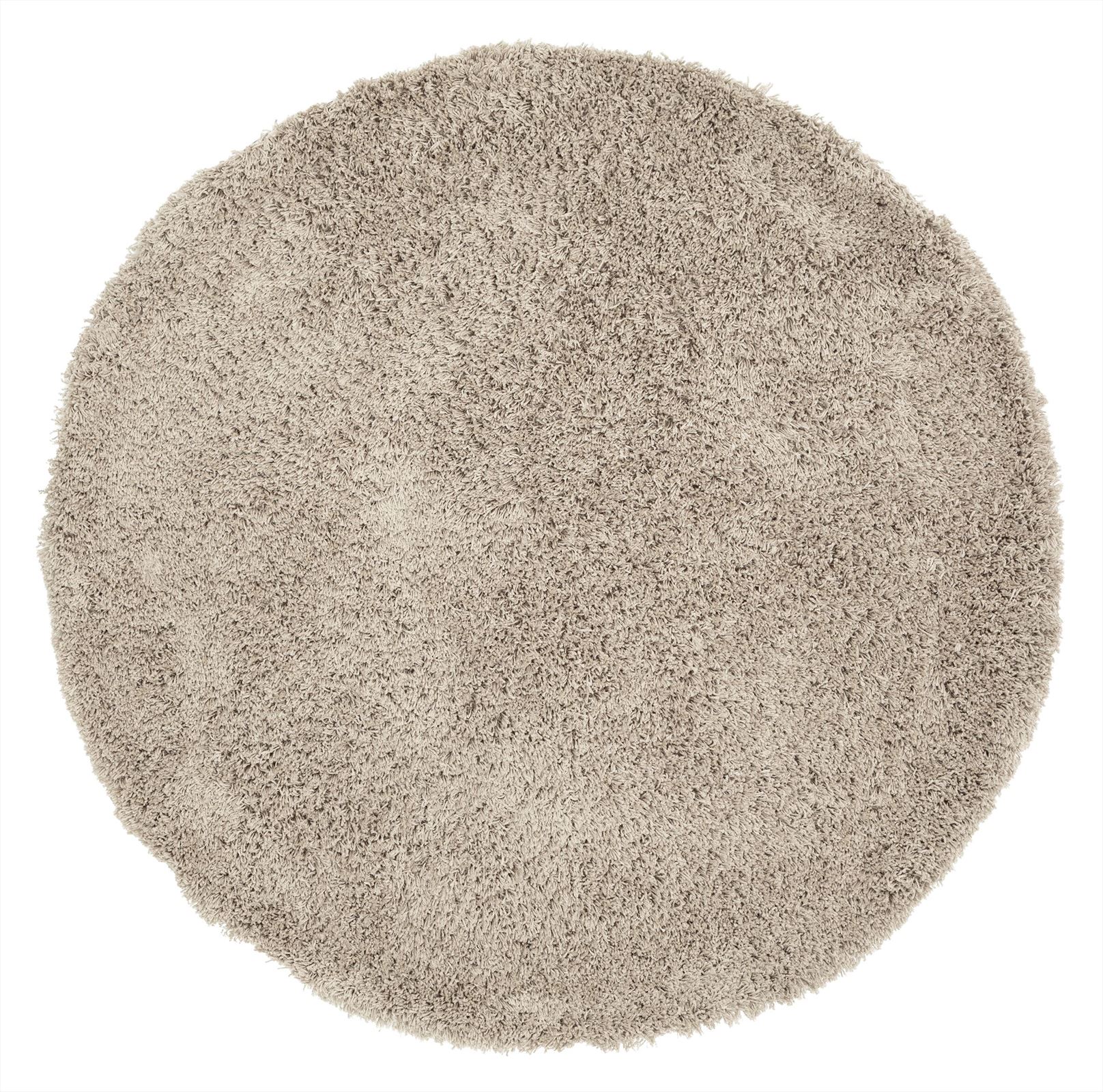 Teppich Celeste Rund Klein Taupe