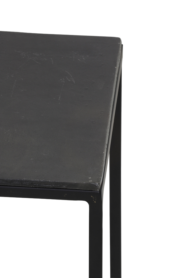 Hallentisch 2er Set BOCA blei antik mattschwarz