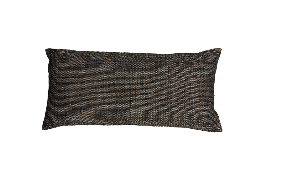 Kissen RONAY sand – schwarz