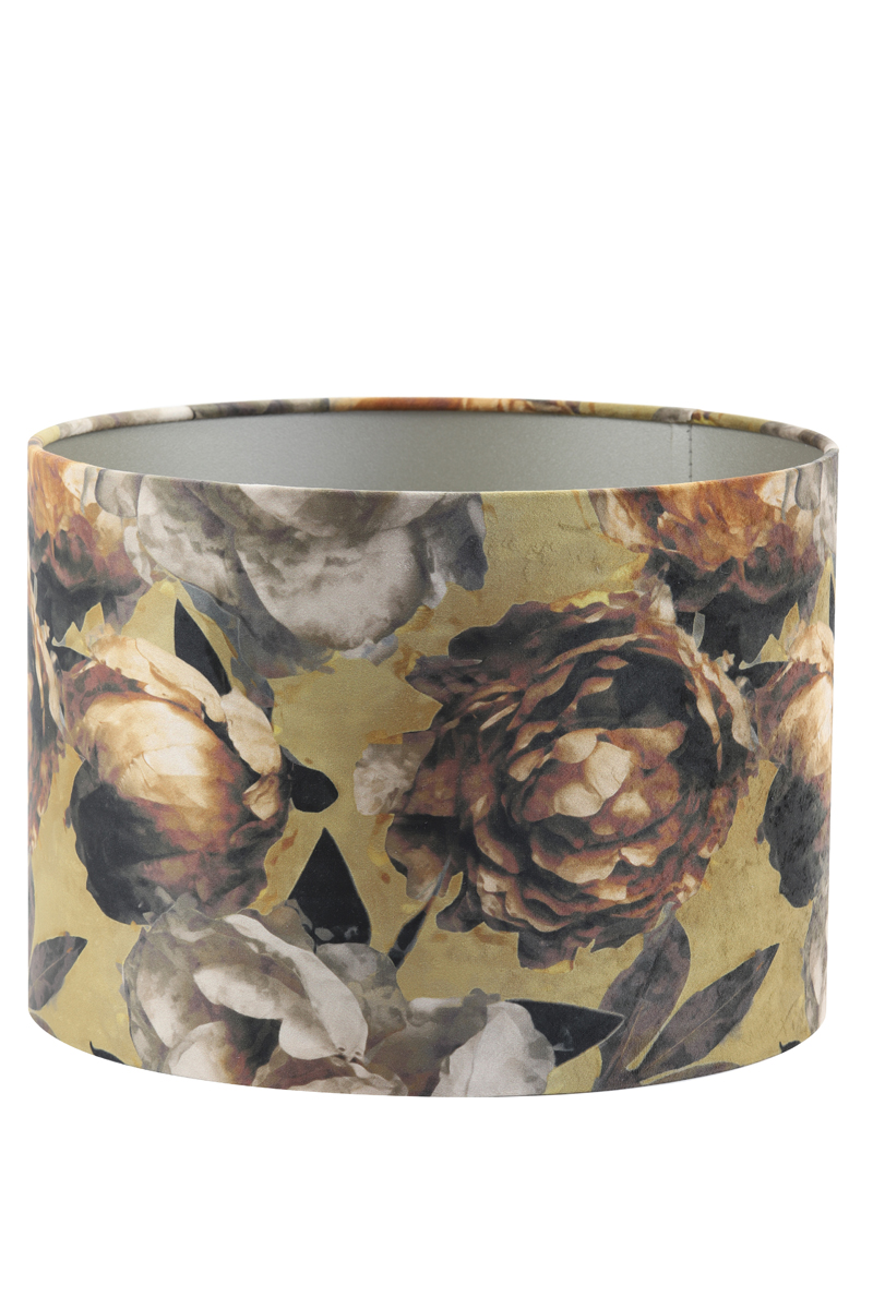 Lampenschirm Zylinder ROSA VICTORIA Bronze