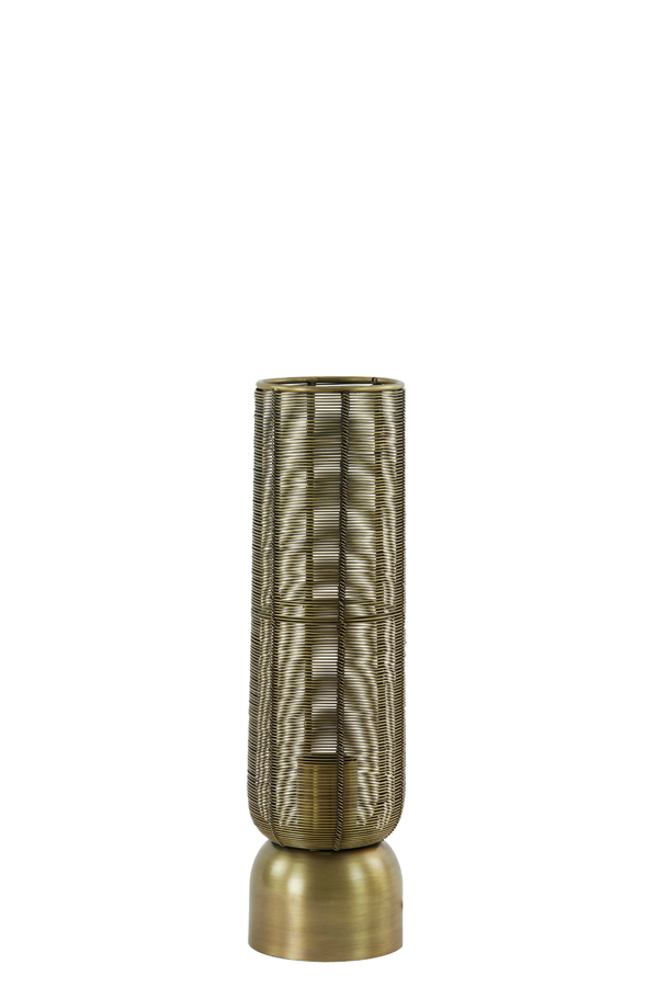 Tischleuchte LEZUZA antike Bronze