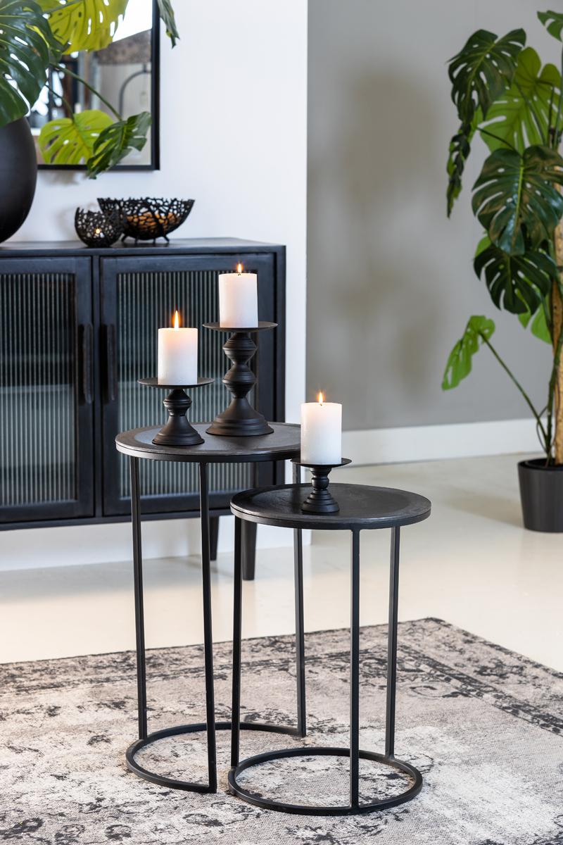 Beistelltisch 2er Set TALCA antik edge