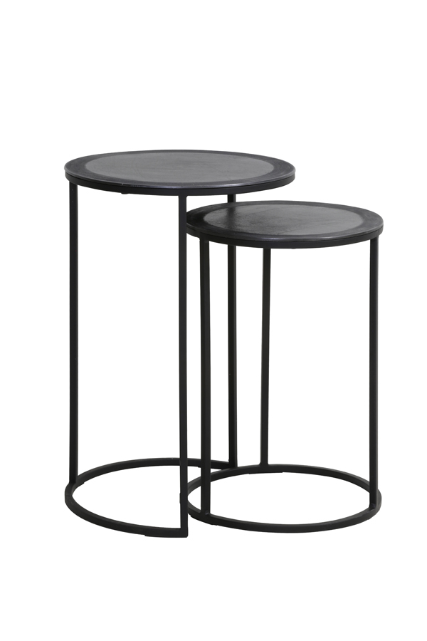 Beistelltisch 2er Set TALCA antik edge