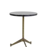 Beistelltisch  LOMELO schwarz antik Bronze