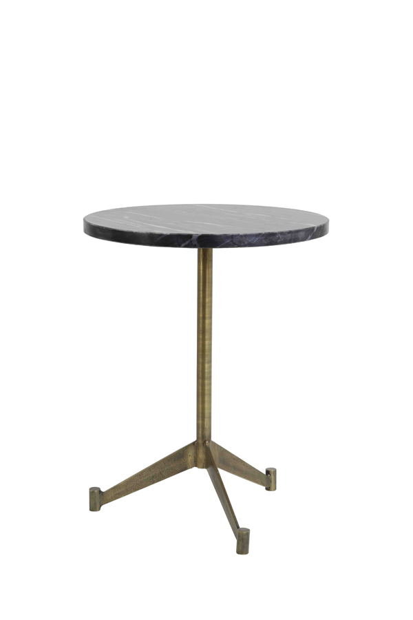 Beistelltisch  LOMELO schwarz antik Bronze