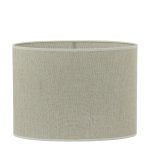 Lampenschirm oval BRESKA perlweiß