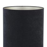 Lampenschirm rund GIRAFFE VELOURS schwarz