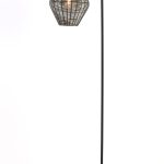Stehlampe ALVARO antik bronze+matt schwarz