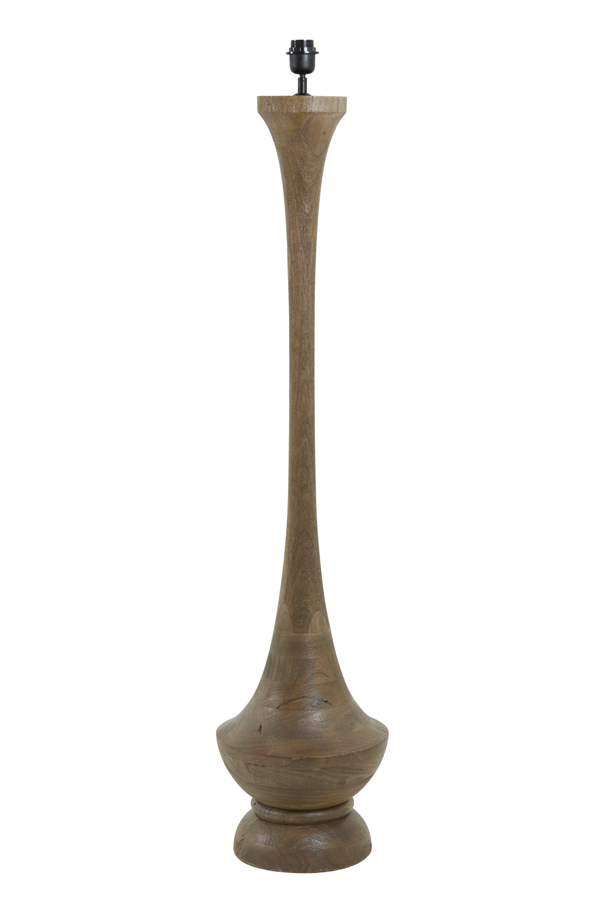 Stehlampe NICOLO Holz matt dunkelbraun