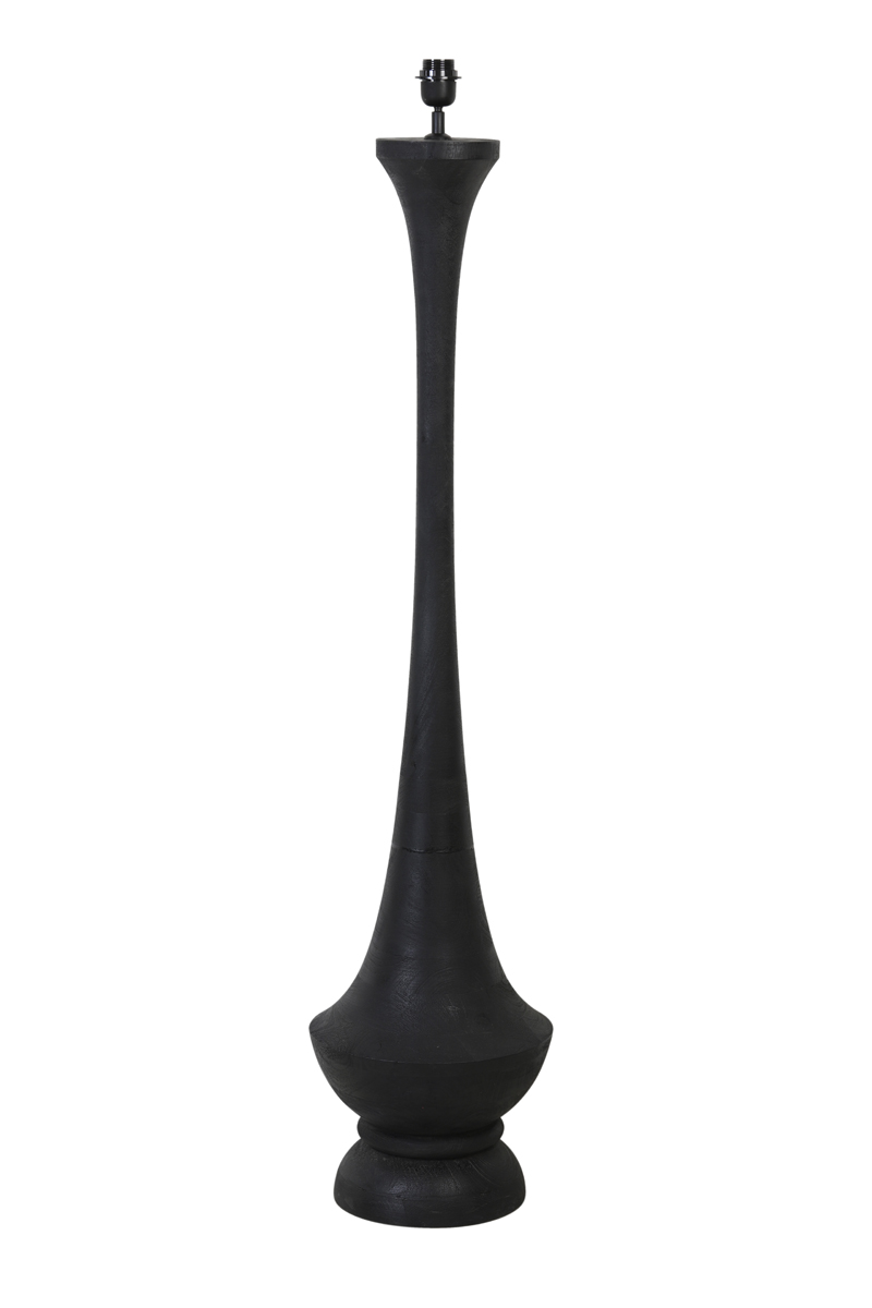 Stehlampe NICOLO Holz schwarz