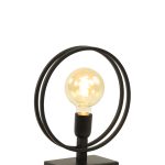 Tischlampe RUDRA matt schwarz
