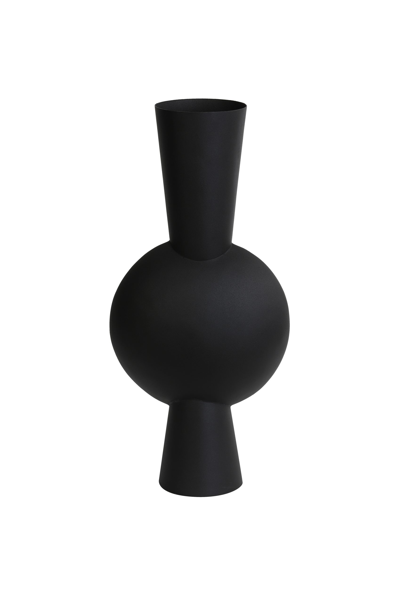Vase KAVANDU mattschwarz