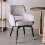 Armlehnstuhl Lenno Drehbar Adore Beige