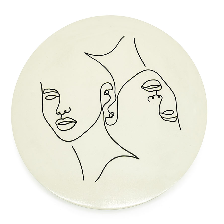 Abstract groß – beige