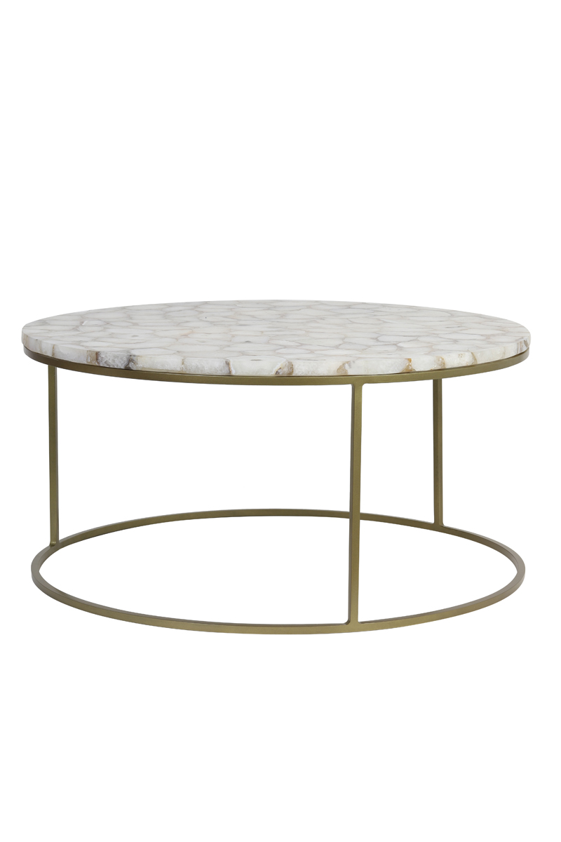 Couchtisch AXAT Achat – antik Bronze