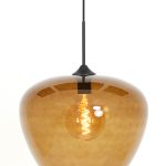 Hängelampe MAYSON schwarz + braun