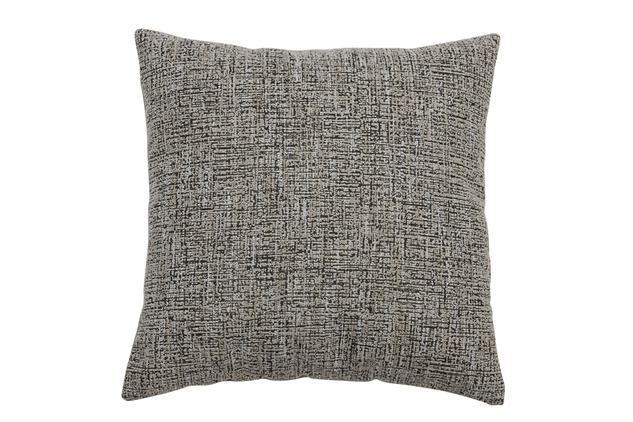 Kissen 45×45 cm KOURY samt dunkel braun/sand
