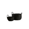 Korb 2er Set TEVIOT schwarz