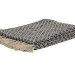 Plaid ARABE natural- schwarz