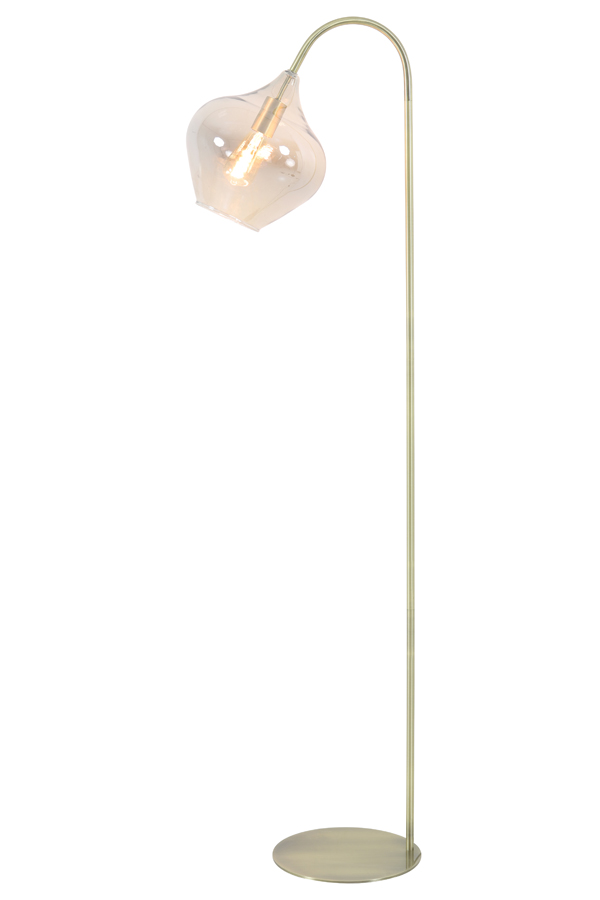 Stehlampe RAKEL antik Bronze+Rauch