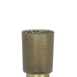 Tischlampe LEOPARD Glas hellgrau
