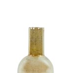 Vase DAPOLI bernsteinfarben