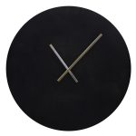 Wanduhr LICOLA antik schwarz
