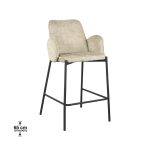 Barstuhl Joni - Samt Beige