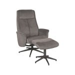 Sessel Bergen Mit Hocker Cosmo Anthrazit